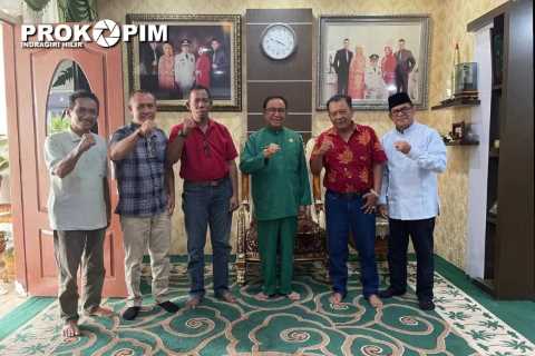 Bupati Inhil Sambut Baik Kunjungan Silaturahmi Pengurus IKBR Inhil 