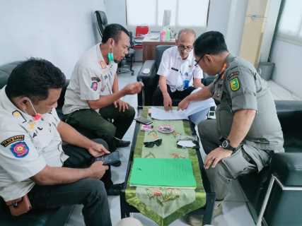 Upaya Bentuk Satlinmas, Satpol PP Inhil Koordinasi ke Provinsi Riau
