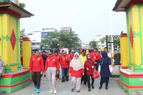 Dandim 0314 Inhil Canangkan Kegiatan Olahraga dan Tri Lomba Juang
