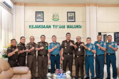 Kepala Kejaksaan Tinggi Maluku Menerima Kunjungan Kerja dan Silaturahmi Danlantamal IX Ambon