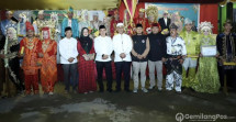 Pj Bupati Inhil Herman Membuka Festival Pengantin Sahur Di Desa Pulau Palas Tembilahan Hulu
