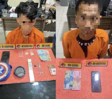 Dua Pengedar Sabu di Tembilahan Hulu Ditangkap Polisi
