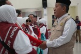 Wagub Sani Lepas 442 JCH Kloter BTH 22 Provinsi Jambi, Doakan Keselamatan dan Keberkahan Bagi Keluarga dan Daerah