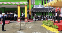 Pj Bupati Herman Pimpin Apel Pada HAB Ke-78 di Kemenag Inhil