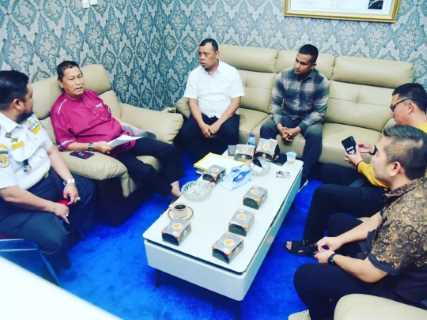 Pengurus PD KBB Inhil Jumpai Ketum PW KBB Riau Untuk Persiapan Aruh Ganal 