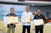 Jalin Kerjasama, Kajati Agoes Dan GM PT. PLN Maluku Tandatangani MoU Secara Virtual Bersama Kejagung RI