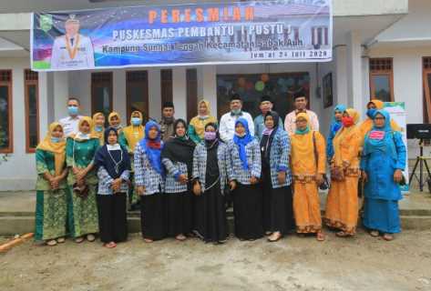 Bupati Alfedri Resmikan Puskesmas Pembantu, Tingkatkan Layanan Kesehatan di Masa Pademik