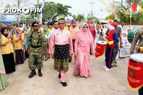 Bupati Inhil Buka STQ Tingkat Kelurahan Sungai Beringin Tembilahan  