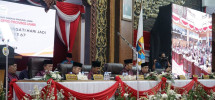 Ketua DPRD Provinsi Jambi Edi Purwanto Pimpin Rapat Paripurna  HUT Jambi Ke-67