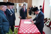 Gubernur Al Haris Hadiri Sertijab Bupati Kerinci, Puji Pengalaman Monadi di Pemerintahan