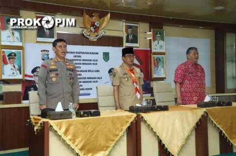 Pemkab Inhil Jalin Kerjasama dengan Polres Inhil