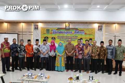 Tingkatkan Sinergitas Antar Pemdes dan RT/RW, DPMD Inhil Gelar Bimtek