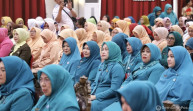 Pj Ketua TP PKK Inhil, Hj. Katerina Susanti Herman Hadiri Puncak HKG PKK Ke-52 dan Jambore Kader PKK Tingkat Provinsi Riau Tahun 2024