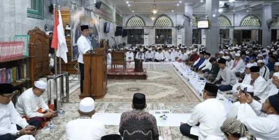 Bupati Inhil Hadiri Maulid Nabi Muhammad SAW di Masjid Agung Al-Huda Tembilahan