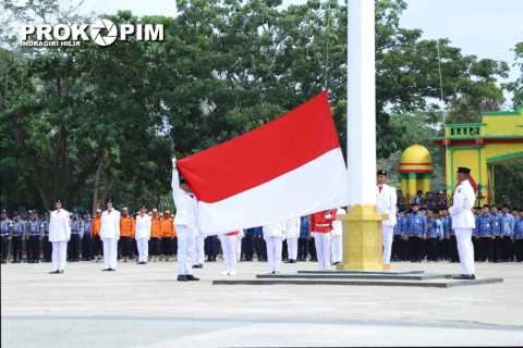 Bupati Wardan Pimpin Upacara HUT RI ke-78 