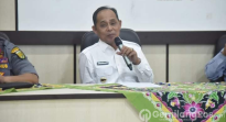 Pj Bupati Inhil Pimpin Rakor Ekspor Komoditi Dalam Rangka Percepatan Pengoperasian dan Pengelolaan Pelabuhan Parit 21