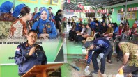Kajati Agoes Letakan Batu Pertama Revitalisasi TK Adhyaksa XXVII Ambon