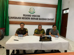 Plt. Kajari SBB Mengikuti Vidcon Pengarahan Jaksa Agung Muda Intelijen