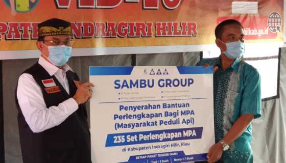 Beri Bantuan Perlengkapan Bagi MPA, Bupati Inhil Apresiasi 2 Grup Perusahaan 