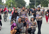 Cooling System, Polwan Ditlantas Polda Riau libatkan para pengunjung Car Free Day