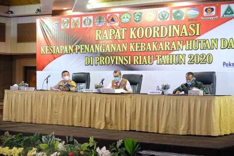Tindaklanjuti Instruksi Presiden, Polda Riau Gelar Rapat Koordinator Kesiapan Karhutla 2020