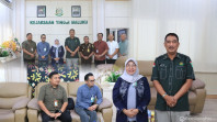 KAJATI MALUKU AGOES SP, MENERIMA KUNJUNGAN SILATURAHMI KEPALA KANTOR BPJS TENAGA KERJA CABANG MALUKU
