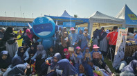 PLN Icon Plus Sumbagteng Semarakkan Gerak Jalan Aktif Bersama PLN Mobile di Solok