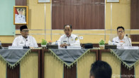 Pj. Bupati Inhil H. Herman, SE, MT, Pimpin Rapat Evaluasi Pembangunan Kabupaten Indragiri Hilir Periode Juni 2024
