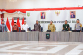 Kajati Riau Hadiri Rapat Koordinasi Forkopimda Provinsi Riau Terkait Nataru