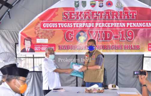 Wabup H.Syamsuddin Uti, Salurkan Lansung Bantuan  PT.THIP Ke RAUD Puri Husada dan Puskesmas