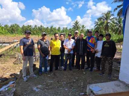 Tim Disparporabud Inhil Tinjau Pengembangan Makam Tuan Guru Sapat