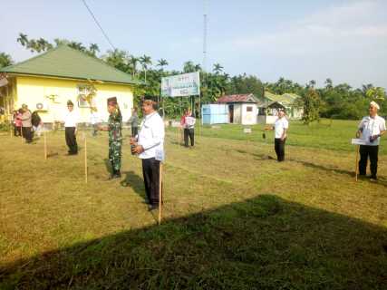 Polsek Tempuling Tanam 150 Batang Pohon di Pangkalan Tujuh
