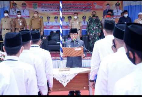 Bupati HM Wardan Lantik BPD Se-Kecamata Kemuning