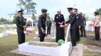 Sambut HUT TNI ke-80, Kodim 0314/Inhil Gelar Ziarah & Tabur Bunga di TMP Yudha Bhakti