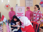 Posyandu Kemala Puskesmas Tembilahan Kota Lakukan Imunisasi Rutin, PIN Polio dan Pemberian Vitamin A