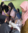 Puskesmas Simpang Gaung Ikut Sukseskan Pencanangan PIN Polio Serentak