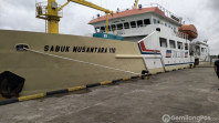 Keberangkatan Perdana Kapal Perintis Rute Tembilahan - Sungai Guntung