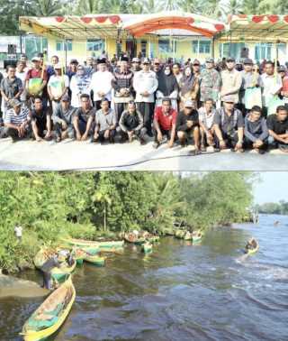 Bupati Wardan Serahkan 45 Perahu Pada Nelayan Produktif