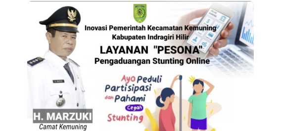 Pemcam Kemuning, Buat Layanan Pengaduan Stuting Online Bernama PESONA