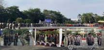 Kodim 0314/Inhil Gelar Upacara HUT TNI ke-80