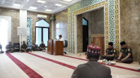 Ust. H. Marhalim, S. Ag Lepaskan Jamaah Masjid Al-Mizan Yang Akan Laksanakan Ibadah Haji