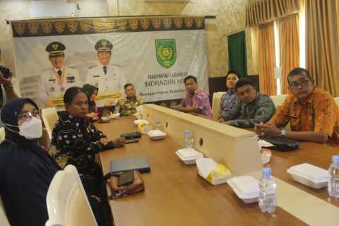 Bupati Inhil Ikuti Rakornas Pengendalian Inflasi Tahun 2023