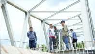 Pj Bupati Herman Tinjau infrastruktur di Kecamatan Reteh