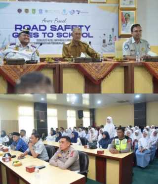 Sempena Harhubnas ke-53, Wabup Syamsuddin Uti Buka Sosialisasikan Road Safety Goes To School