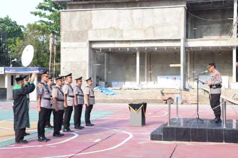 Pejabat Polres Inhil Mutasi Kabag, Kasat dan Kapolsek Jajaran