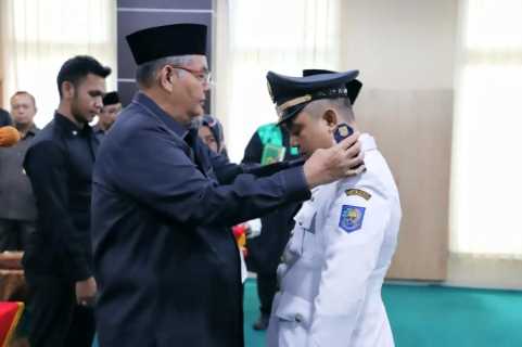 Bupati Inhil Lantik 2 Pejabat Adminstator 