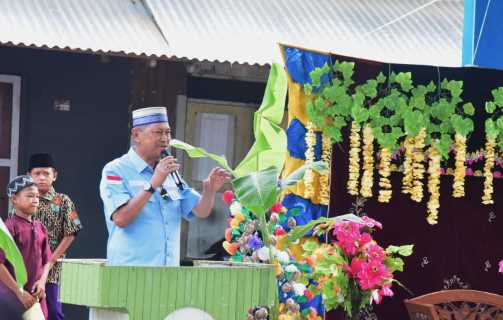 Wabup Syamsuddin Uti Hadiri Maulid Nabi di Kecamatan Tanah Merah 