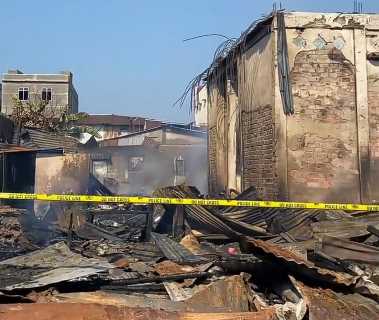 7 Rumah Warga di Tembilahan Hangus Terbakar