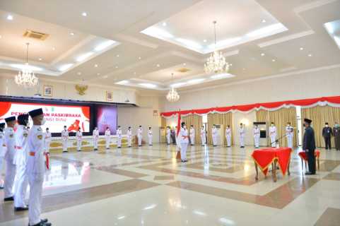Paskibraka Provinsi Riau Tahun 2021 Telah Dikukuhkan