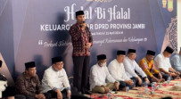 Halal bil halal terakhir ketua DPRD provinsi Edi Purwanto ucapkan permintaan maaf.